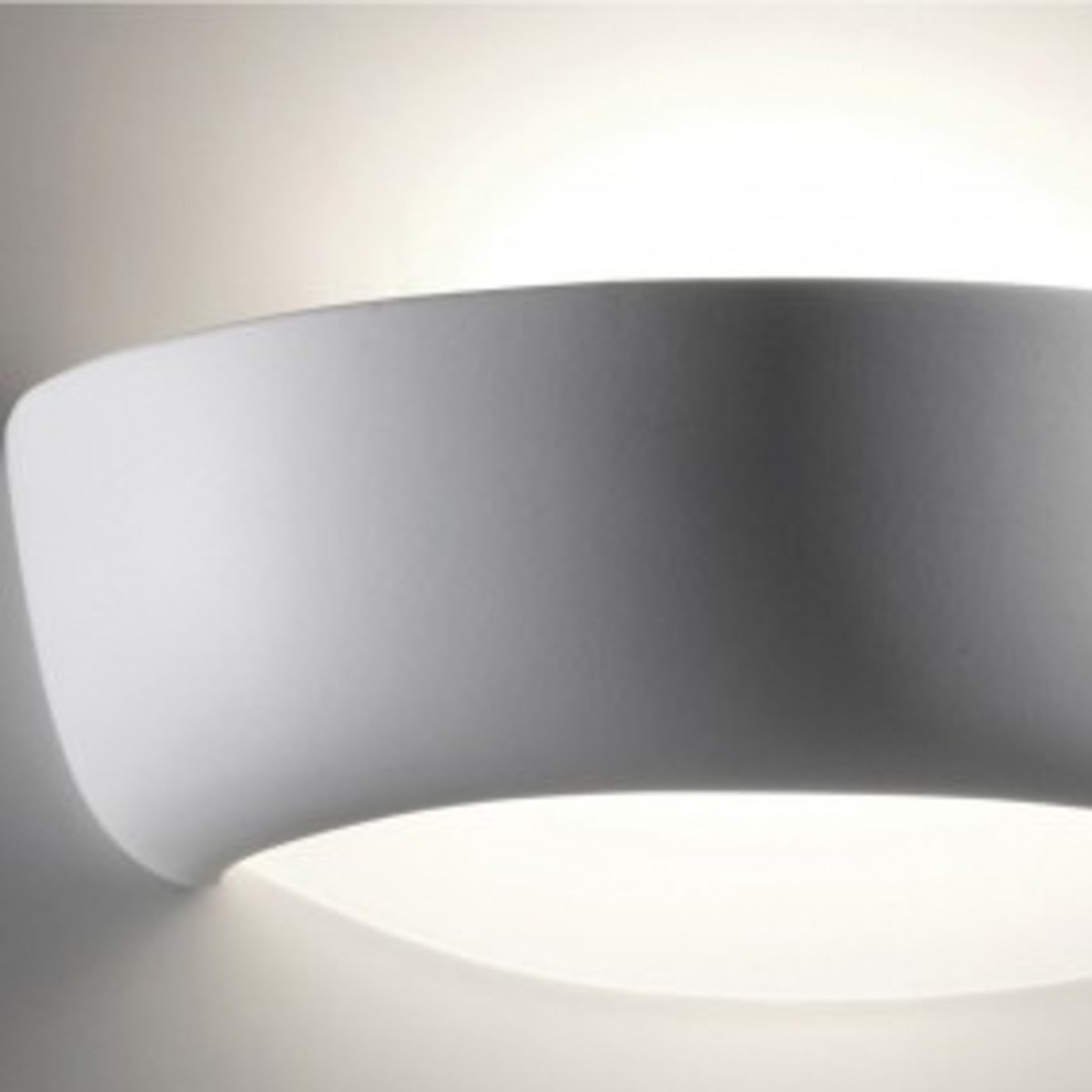 Applique BF-8215 3057 LED 9W 1350LM gesso bianco verniciabile biemissione modulo lampada parete vaschetta interno IP20