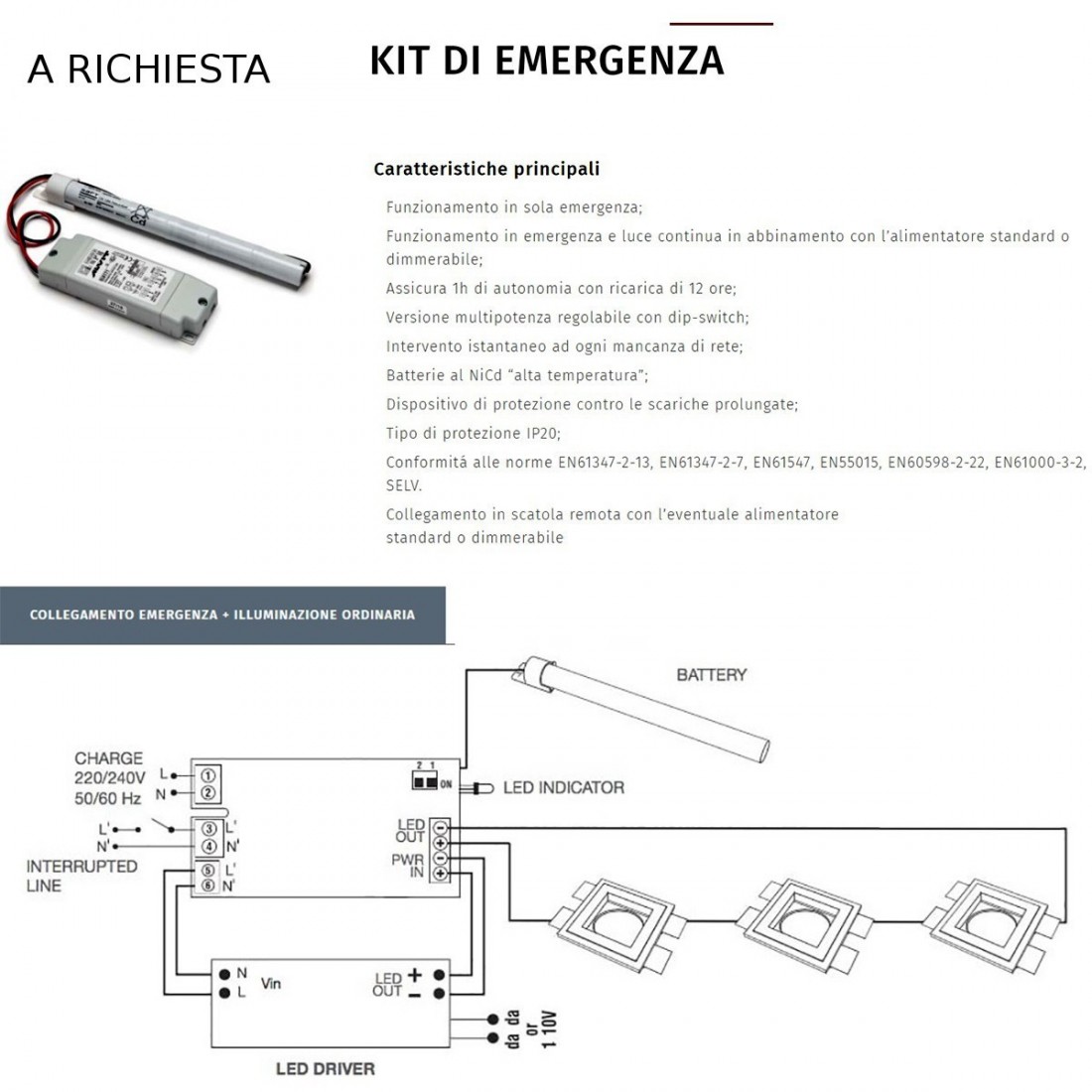 Applique incasso BF-4167 3004 LED 6.5W 600LM SISTEMA WIRELESS  gesso bianco verniciabile scomparsa cartongesso muro interno