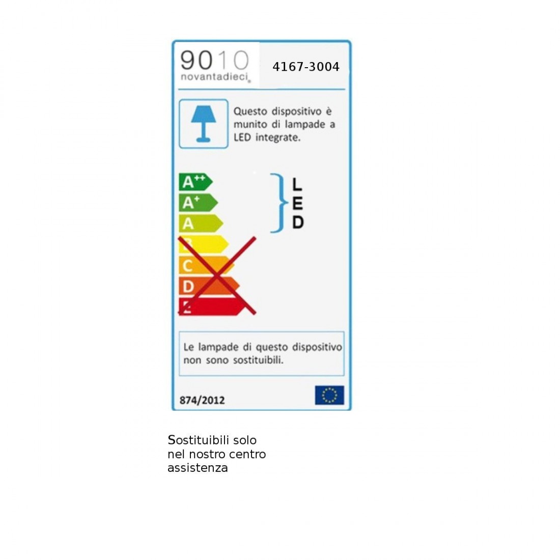 Applique incasso BF-4167 3004 LED 6.5W 600LM SISTEMA WIRELESS  gesso bianco verniciabile scomparsa cartongesso muro interno