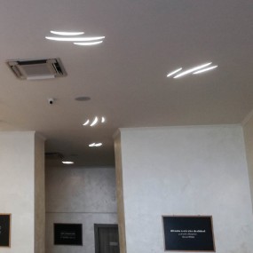 Plafonnier BF-8917 3005 LED 28.5W plâtre blanc pouvant être peint encastré disparition plafond en placoplâtre intérieur IP20