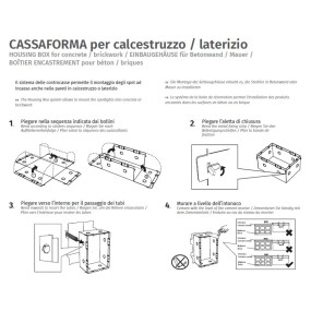 Controcassa BF-4174 023.416 accessorio parete muro