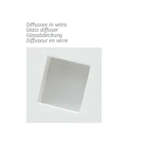 Faretto incasso BF-4278 GU10 LED gesso bianco verniciabile quadrato cartongesso muratura interno IP20 IP44