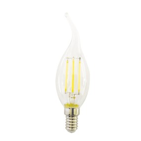 Pack 10 Ampoules GE-GLA280 E14 6W LED 360 ° verre transparent lumière chaude lumière naturelle olive souffle de vent