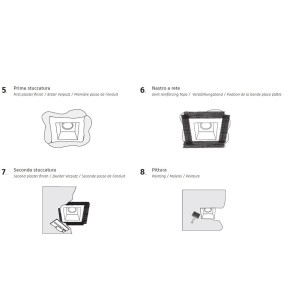 Faretto incasso BF-4105 3025 16W LED IP20 2200LM WIRELESS parete soffitto quadrato cartongesso muratura interno