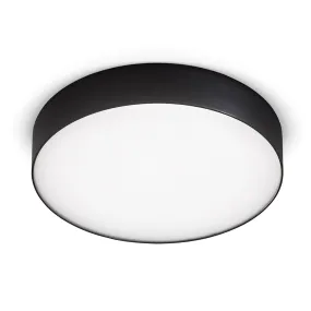 Plafoniera GE-GPL272 30W LED 2460LM IP20 alluminio nero opaco modulo led integrato lampada soffitto tonda moderna interno