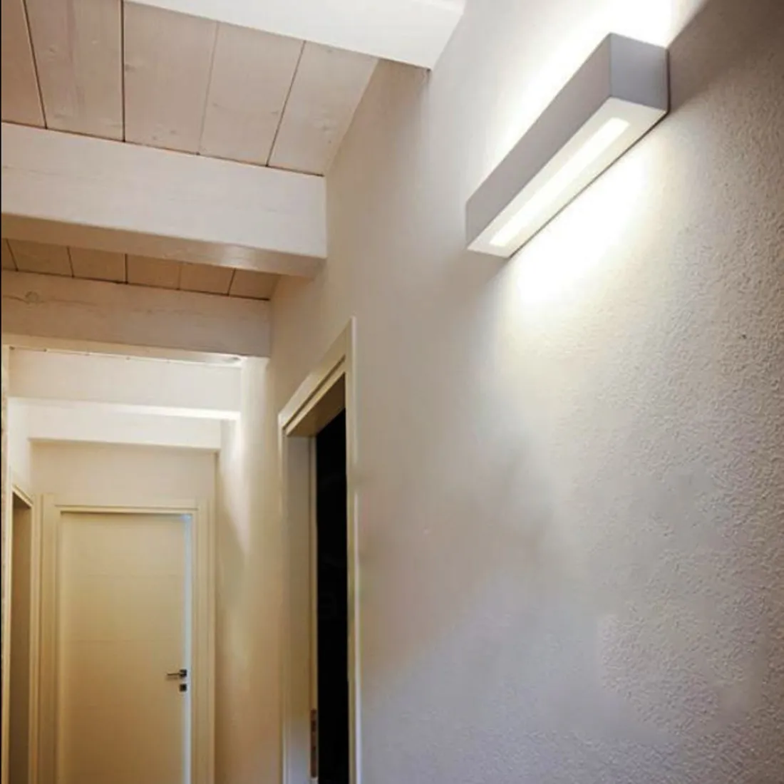 Applique BF-STYLE 2020 3061 24W LED 50CM 3600LM applique murale en plâtre blanc double émission intérieur moderne IP20