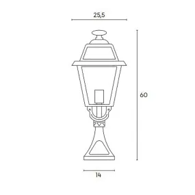 Lanterna terra ELEGANCE 858 Sovil illuminazione