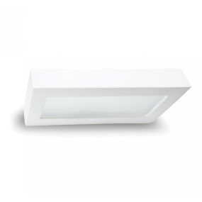 Applique BF-8284 52 G9 Lampe à double émission en plâtre blanc LED à l'intérieur d'un mur rectangulaire IP20