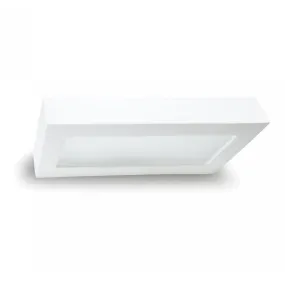 Applique BF-8284 52 G9 LED gesso bianco biemissione lampada parete rettangolare interno IP20