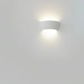 Applique BF-8254 3059 15W LED 2250LM gesso bianco verniciabile biemissione lampada parete vetro interno IP20