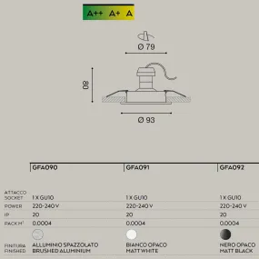 Spot encastrable Gea Led...