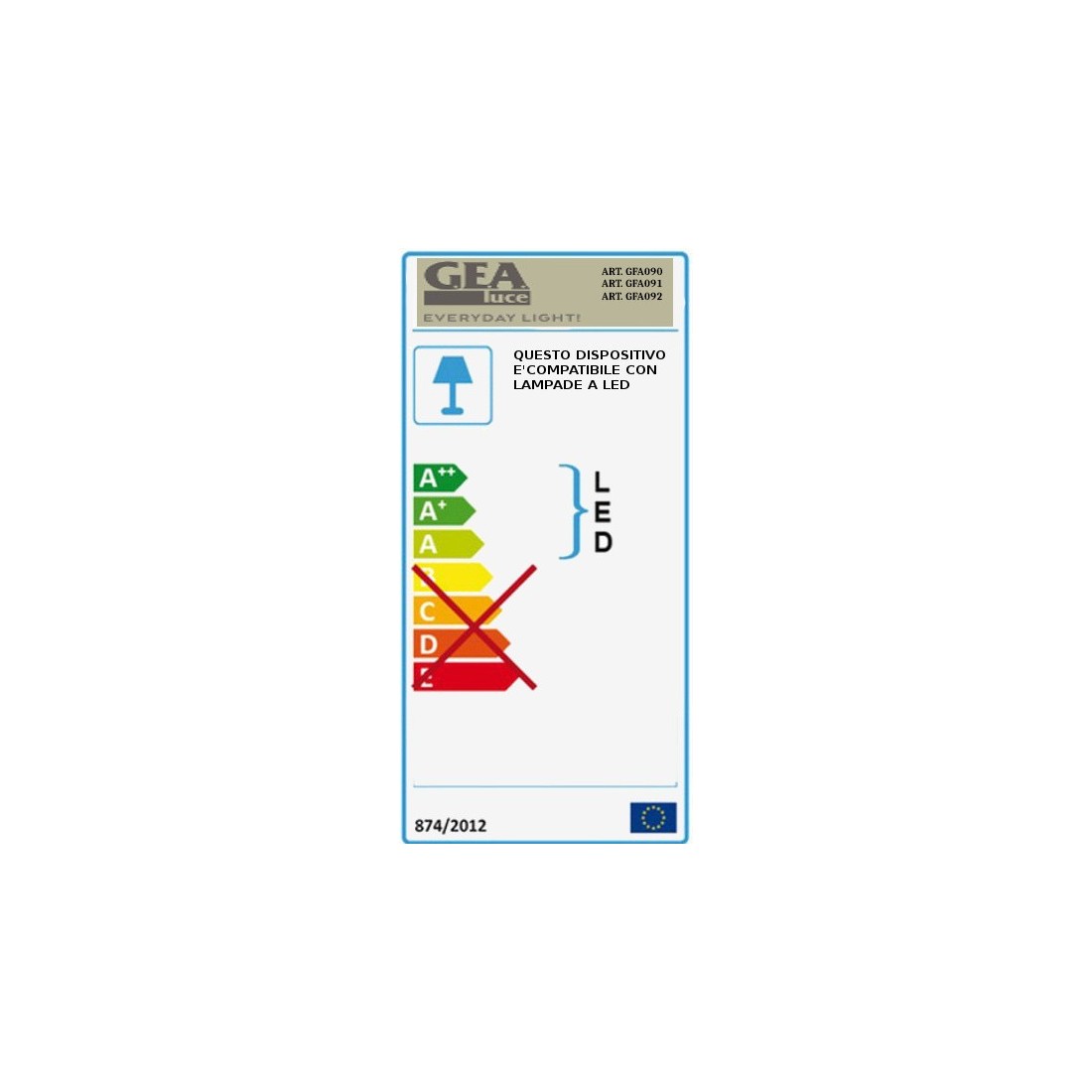 Faretto incasso Gea Led GFA090