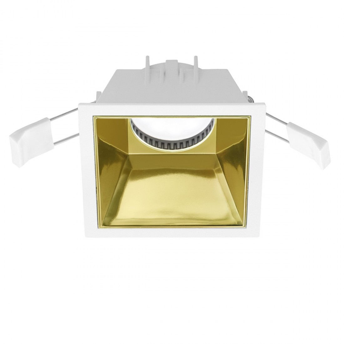 Faretto incasso GE-GFA625 GU10 LED IP20 alluminio lampada soffitto quadrata cartongesso interno