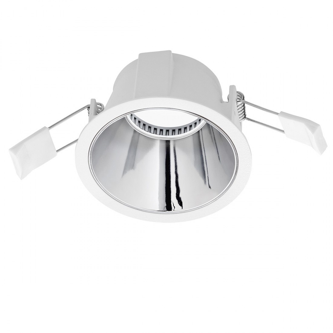 Spot encastré GE-GFA621 GU10 LED IP20 aluminium plafonnier rond plaque de plâtre lampe d'intérieur