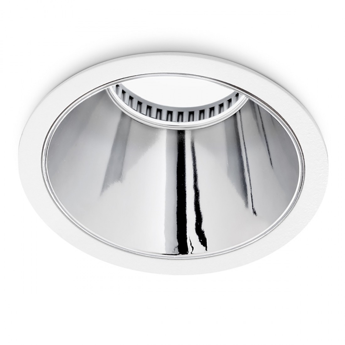 Spot encastré GE-GFA621 GU10 LED IP20 aluminium plafonnier rond plaque de plâtre lampe d'intérieur