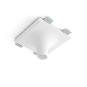 Faretto incasso BF-8935G GU10 LED gesso bianco verniciabile interno IP20