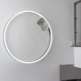 Plafoniera FB-LOOP 2129 PL75 45W LED 2450LM 75CM alluminio verniciato decorato silicone lampada parete soffitto cerchio interno