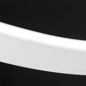 Plafonnier FB-SPIRA 2130 PL60 50W LED 2800LM 4000 ° K 60CM IP20 plafonnier ultramoderne en aluminium peint