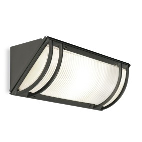 Applique PN-ANGOLO EST140 E27 LED alluminio moderna lampada parete soffitto esterno IP44