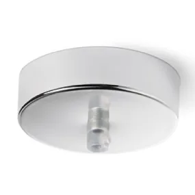 Base PZ-6247 moderne métal satiné chrome noir blanc plafond rose mur