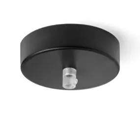 Base PZ-6247 moderne métal satiné chrome noir blanc plafond rose mur