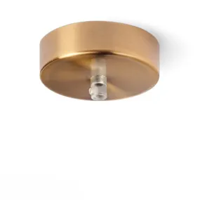 Base PZ-6247 OB classico metallo ottone brunito rosone soffitto parete