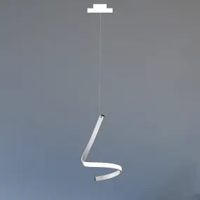 Suspension FB-TAPE 2133 S1 10W LED 1000LM ultramoderne abaissée en métal noir blanc à l'intérieur