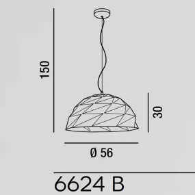 Suspension TILT 6624 éclairage Perenz