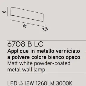 Applique WAY 6708 Perenz illuminazione