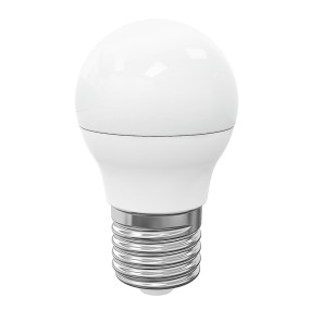 Pack de 10 ampoules GE-GLA240 7W LED E27 160 ° en plastique blanc