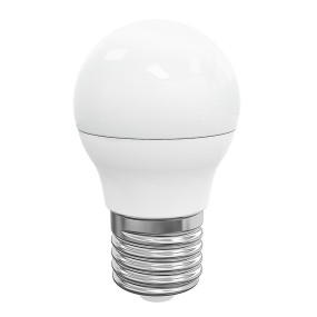 Pack de 10 ampoules GE-GLA240 7W LED E27 160 ° en plastique blanc