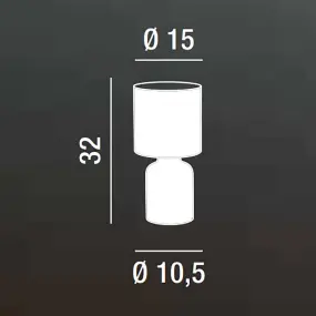 Abat-jour moderna Perenz...