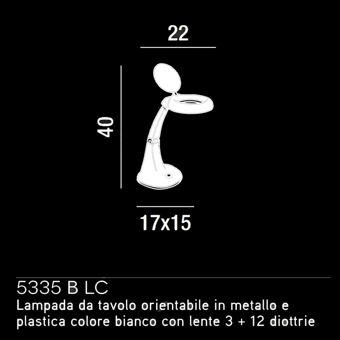 Abat-jour MINICLOSE 5335 Perenz illuminazione