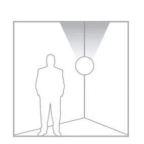 Applique angolare gesso Belfiore 9010 HARA ANGLE 7305.42 E27 LED