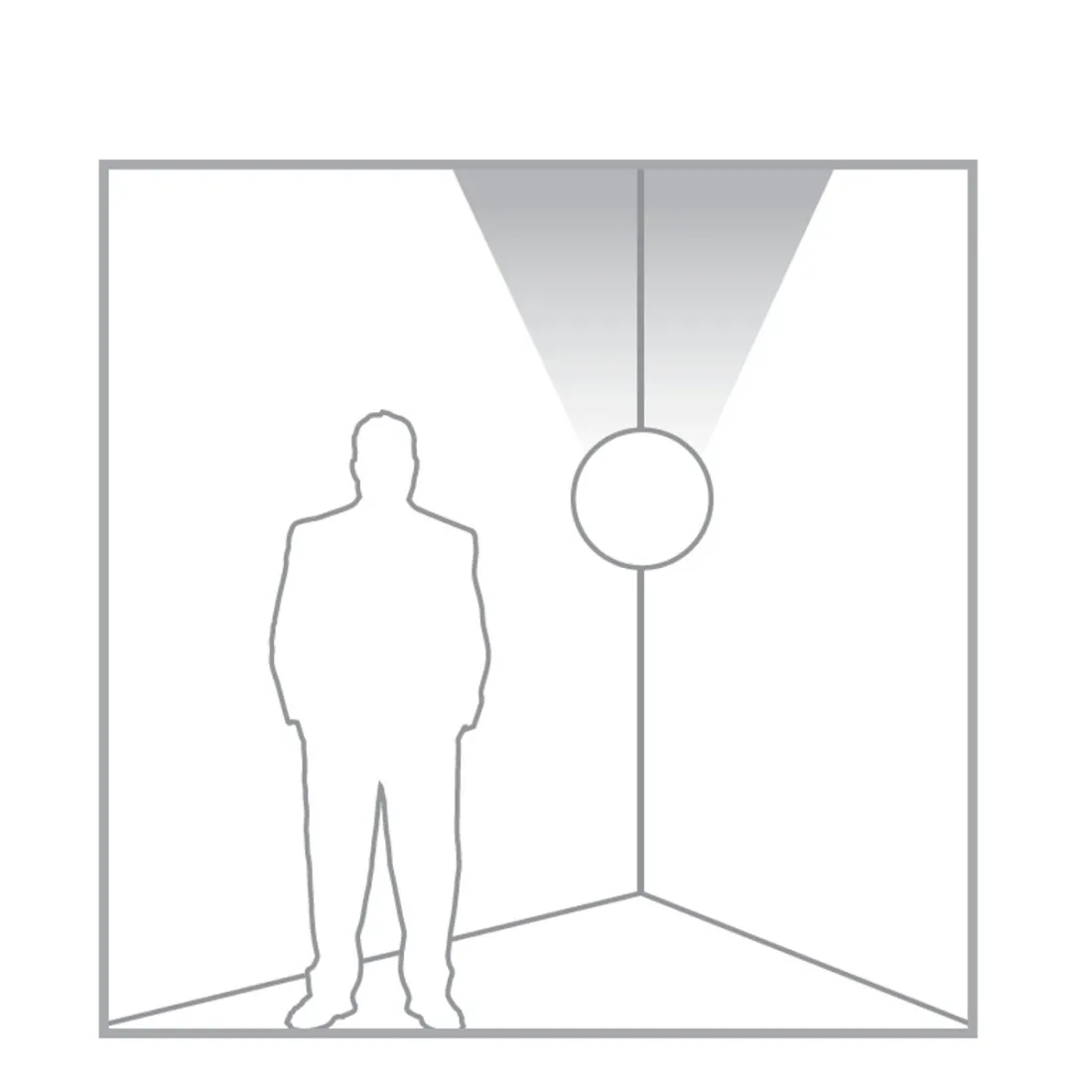 Belfiore 9010 HARA ANGLE 7305.42 E27 Aplique LED de yeso de esquina