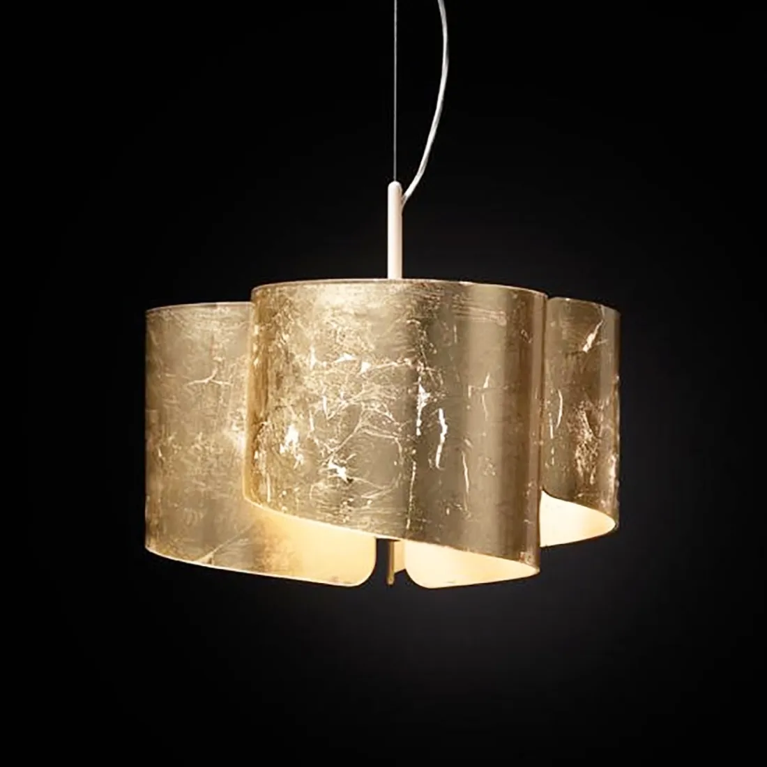 Pendelleuchte in modernem Weißglas 3 oder 5 Lichter E27 LED