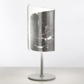 Abat-jour classica Selene illuminazione PAPIRO 0380 E27 LED vetro lampada tavolo