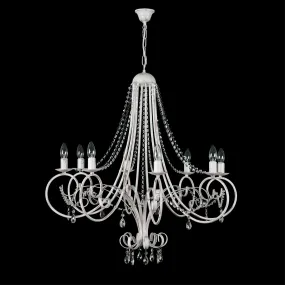 Padana Lampadari klassischer Kronleuchter LORD KRISS 1107 8 E14 LED Kronleuchter