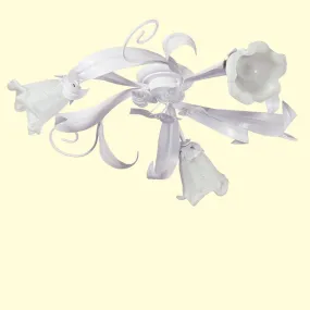 Plafoniera Shabby 3 luci Padana Lampadari