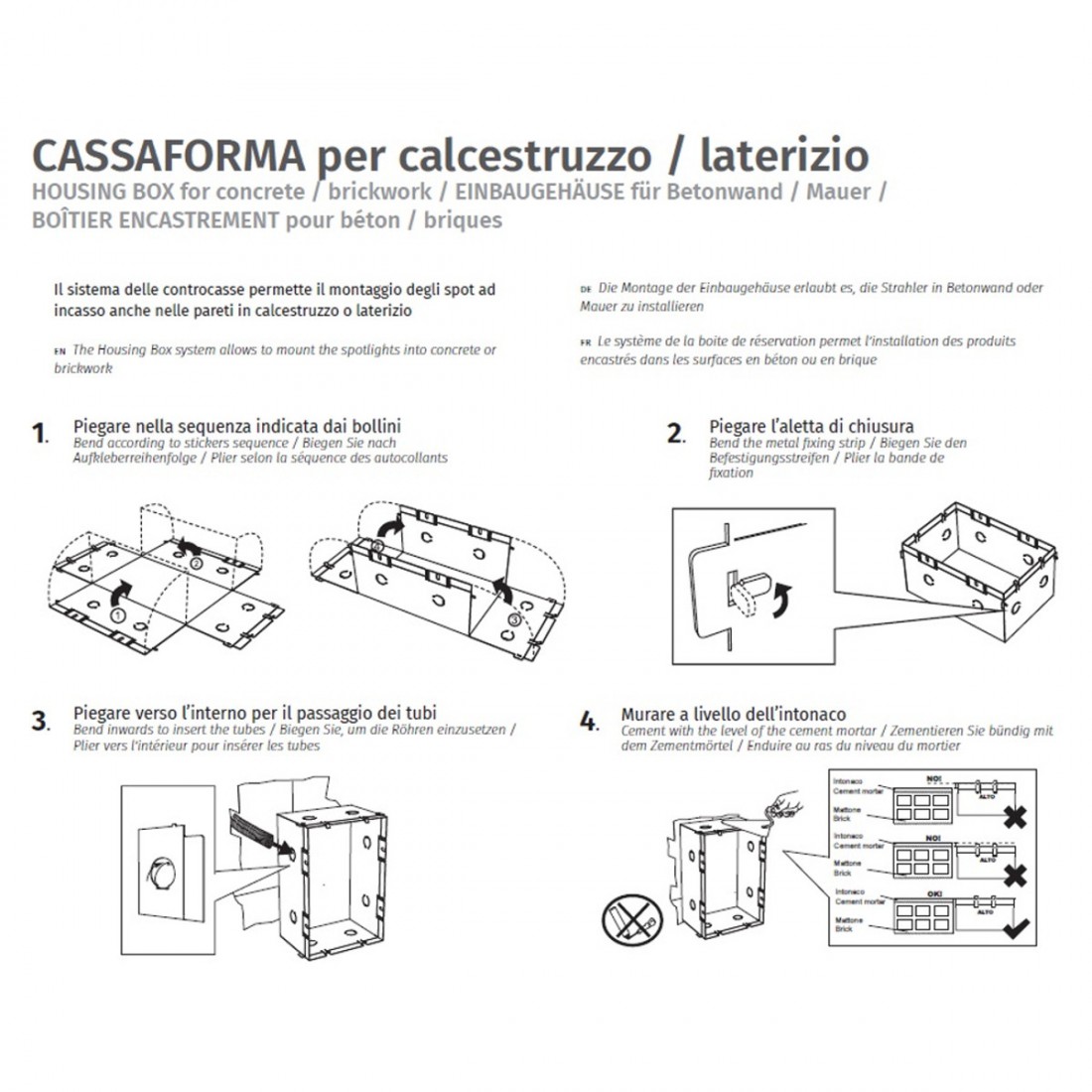 Controcassa BF-2414B 023.486 Belfiore