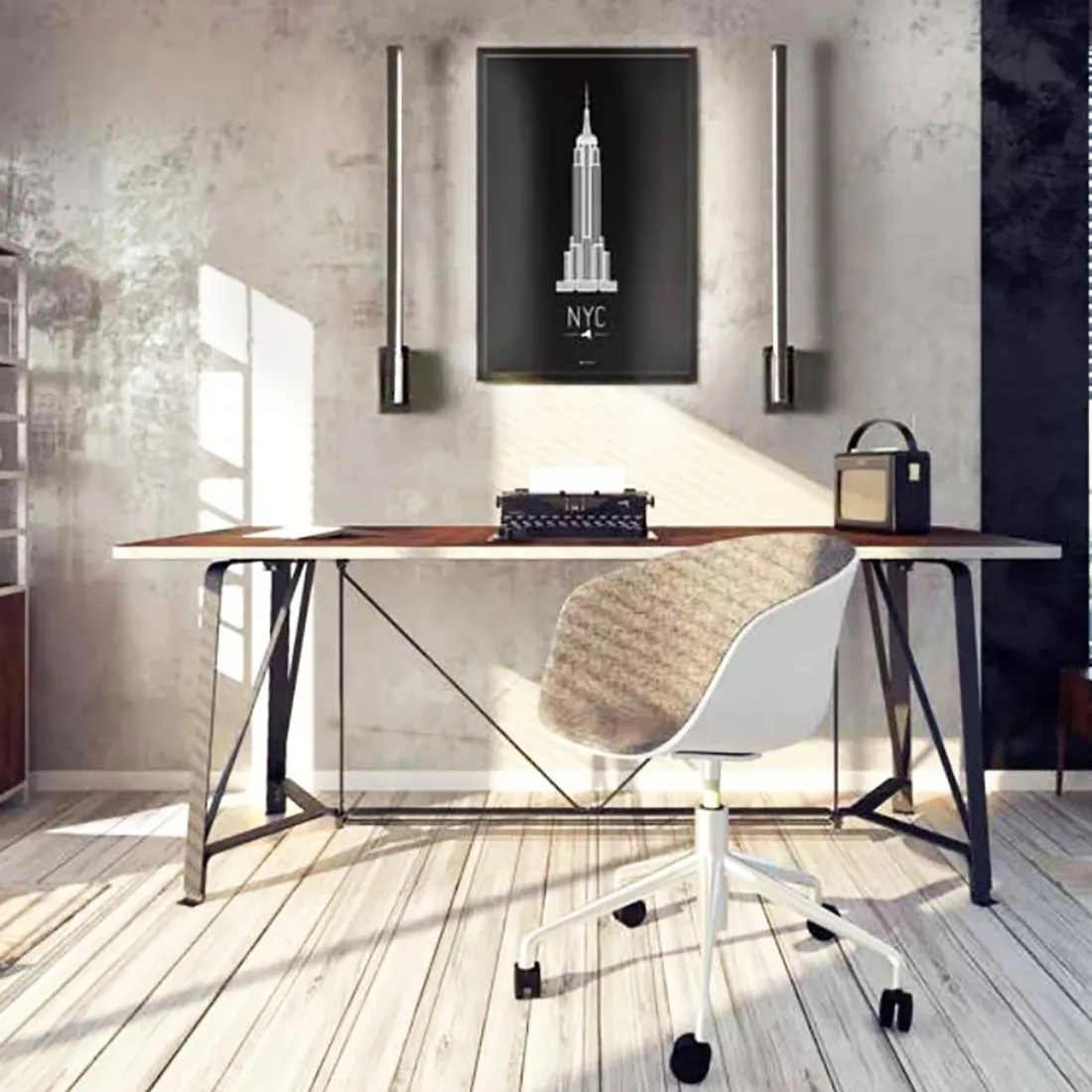 Lámpara de pared moderna LED SCAMM STIK WOND SW311