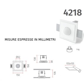 Faretto incasso BF-4218 Belfiore