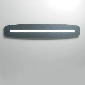 Plafoniera moderna, rettangolare, modulo led dimmerabile caldo