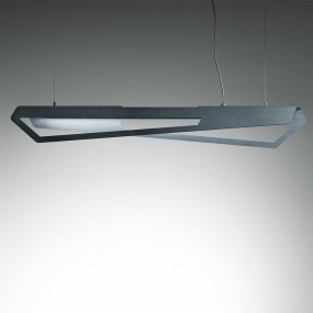 Suspensión Giarnieri TILT S 52W 5200LM 3000°K regulable aluminio blanco plomo oro doble emisión araña