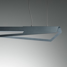 Moderner rechteckiger LED-Kronleuchter mit warmem dimmbarem Licht