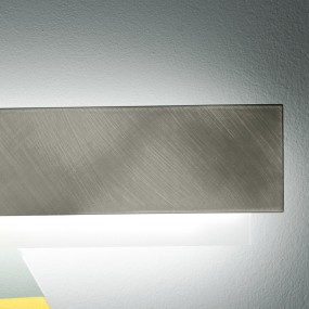 Applique moderne rectangulaire avec module LED intégré, lumière chaude