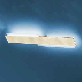 Applique GN-MIKADO AL 60W 6000LM 3000°K 91CM dimmerabile alluminio anticato lampada parete rettangolare biemissione moderna