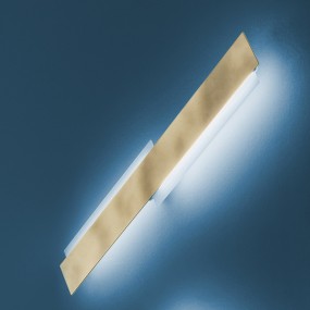 Aplique moderno rectangular con módulo LED integrado, luz cálida