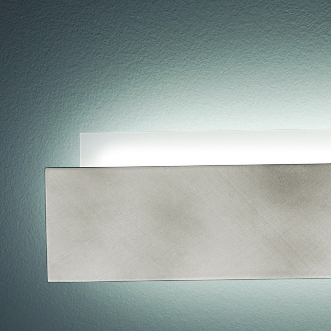 Applique moderna rettangolare modulo led integrato luce calda