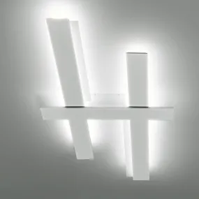 Lámpara de techo rectangular moderna con módulo LED integrado, luz cálida